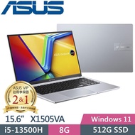 【春季旅行趣】ASUS Vivobook 15 OLED X1505VA-0251S13500H 酷玩銀 15.6吋筆電(i5-13500H/8G/512G PCIe/15.6 3K/W11)