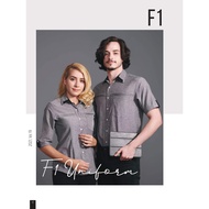 (F1 44) MAN OREN SPORT BAJU KORPORAT READY STOCK | UNIFORM CORPORATE OREN SPORT | CORPORATE SHIRT FO