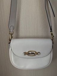 Coach 馬鞍包 米金色