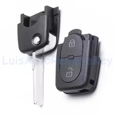 2 Buttons Flip Remote Car Key Fob 433MHz ID48 Chip for Audi A3 A4 A6 A8 TT 1997 1998 1999 2000 2001 