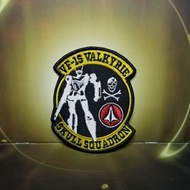 （全新）VF-1S VALKYRIE一条輝 女武神 徽章Logo 魔術貼戰術士氣章 （刺繡款-圓形特別章）肩章 襟章 超時空要塞MACROSS