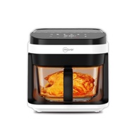 Mayer 5.5L Digital Glass Air Fryer MMGAF539D - White