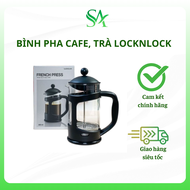 Bình pha cà phê pha trà cực kì tiện lợi LocknLock French Press dung tích 800ml- LLG018 hàng chính hã