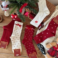 Rabbit Year Fortune-Enhancing Socks Fleece Fabric Is Very Soft. Cute Bow Tie Gift For Children Good 