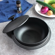 Factory Cast Iron Pot Uncoated Stew Pot Bibimbap Pot Korean Household Claypot Rice Soup Pot Export Induction Cooker