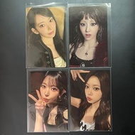 出 或換其他允真 Lesserafim Easy Crazy Hot Yunjin Kazuha Chaewon Eunchae Sakura photocard  小卡 Lesserafim