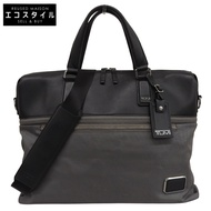 กระเป๋าเอกสาร Tumi มือสอง แบบขยายได้ 2 ทาง สำหรับผู้ชาย สีดำและเทา รุ่น 68212GDE