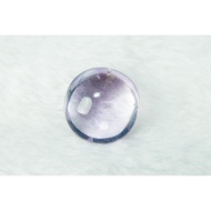 [Disk Crystal] [Open Wisdom] Clear Delicate Natural Amethyst Round Pendant HQ-19