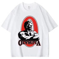 CasualShirt Olympia TFitnessLooseSleeveCootonT-shirt    T-shirts2026Men   CODVintageGymClothing Summ