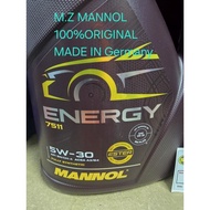 Mannol Energy 5w30 (1L,4L & 5-LITER) & + Oil Filter + Engine Flush) Fully Synthetic 15k Engine Oil.