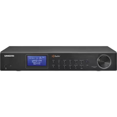 HD Radio FM Stereo AM Component Tuner for Home Audio Systems Black Finish