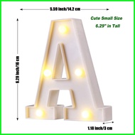 ✂ ѱ ➟ 3D Led Letter Light Name Letter Standee Lettering Name for Backdrop Birthday Decoration Party