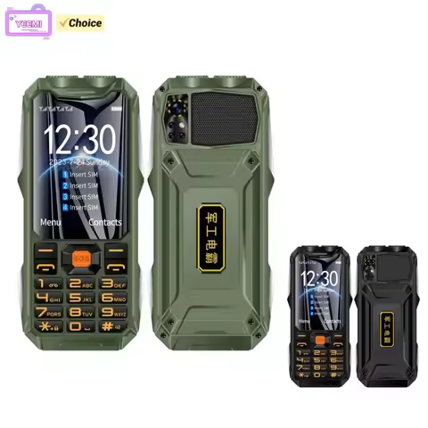 YEEMI Q9 GSM 2G Instock 4.0inches Mobile Phone 64MB RAM+ROM Four SIM Cards 18000mAh Multi-language C