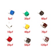 45pcs Variable Trimmer capacitor Assorted Kit JML06 5pf 10pf 20pf 30pf 40pf 50pf 60pf 70pf 120pf Adj
