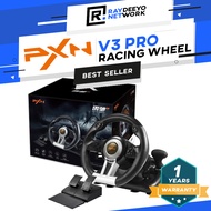 PXN V3 Pro Racing Steering Wheel With Brake Pedal - Racing Wheel [Compatible Switch/PC/PS3/PS4/XBOX 