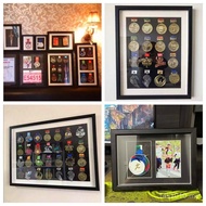 Balance Car Wall Hanging Table Medal Display Frame Marathon Medal Frame Solid Wood Storage Photo Fra