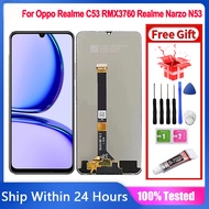 6.74"Original For Oppo Realme C53 /Realme Note 50/Realme Narzo N53 RMX3761 LCD Display Touch Screen 