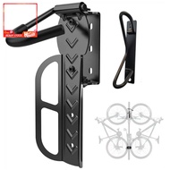 Art Rotating Bike Wall Mount Bicycle Wall Hook Adjustable Bike Wall Rack Strong Load-bearing Holder for Southeast Asian Cyclists