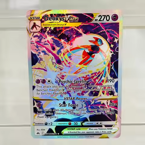 Deoxys GG46/GG70 English Version Collectible Grade DIY Foil Texture Nice Condition Premium Anime Col