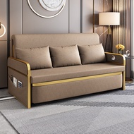 Sofa Bed Foldable with Storage Dual-use Modern Simple Sofa Small Apartment Leisure Living Room Single Double Seat Fabric Sofa