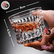 FuTen  Whisky Glass Whiskey Glasses Cup Cognac Bar Liquor On Ice Rock Cocktail Crystal Drinking Bran