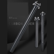 TOSEEK no logo Carbon fiber seatpost Ultralight mtb  road bike Seatpost Mountain Bicycle SeatPost 27