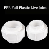 PPR Full Plastic Union DN20/DN25/DN32/DN40/DN50/DN63/DN75 Hot Melt Water Pipe Fittings