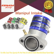 KENADA RACING Intake Manifold Manifold Mio Mio Soul Fino Sporty Carburetor Bord Up Pwl Pe Pwk 24-28m