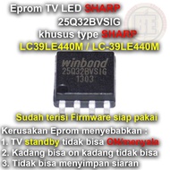 Ic Eprom Firmware TV SHARP LC39LE440M / LC-39LE440M