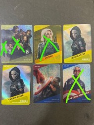 「包平郵」雷霆特攻隊 thunderbolts 美國隊長4 Captain America 珍藏紀念卡 小卡 閃咭 英皇戲院