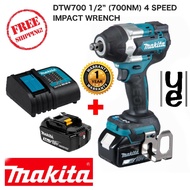 MAKITA DTW700 1/2” IMPACT WRENCH (700NM) -1 YEAR WARRANTY
