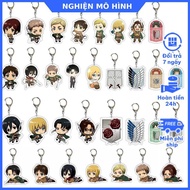 Attack on titan keychain Levi Ackerman Mikasa Eren Yeager Erwin Smith Armin Hange Zoe Sasha Braus An