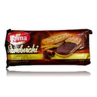 Roma sandwichi 189g - bonbo Chocolate sandwich Biscuits / Peanut Cream - Delicious Snacks