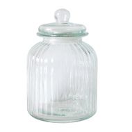 โหลแก้วริ้วตรงฝาแก้ว 3500 มล.