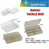 KOTAK SIMPANAN BARANGAN PANCING JENAMA BAKAU BTC 303 FISHING TACKLE BOX SERIES WITH HIGH QUALITY MAT