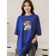 2Y926 1XL-5XL Tshirt Women Clothes Tshirt Crop Top Blouse T shirt Plus Size Woman Student Elasticity