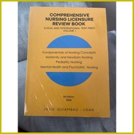 ▬ ☌ ✿ Comprehensive Nursing Lincensure Review Book By Udan 2024