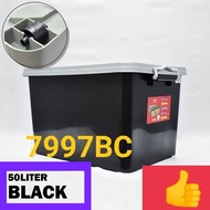 7997 century storage box with wheel 50litter box