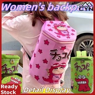 Women's Cartoon Print Backpack Large Capacity 3D Bucket Bag Girl Backpack Cute Fashion Trendy Backpa