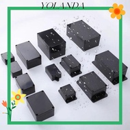 YOLAN DIY Housing Instrument Electronic Project Box, Waterproof ABS Plastic Electric Supplies,  Blac