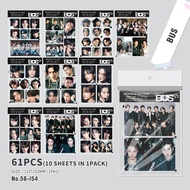 420 ชิ้น การ์ด bus Photocards เพราะคุณฉันส่องแสง 2024 การ์ด LOMO ทีมผู้ชาย Debut ใหม่ รถบัสเพราะคุณ 