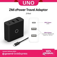 IPHONE ZMi zPower Travel Adapter 45W Android Fast Charging Charger Head 3 Portiphone