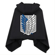 HIJAU Attack on titan AOT SNK anime robe cosplay costume with black, green, gold buttons, ready to s