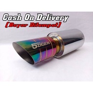 5ZIGEN 5Zigen Rainbow Out 3.5-inch Racing Carknalpot with Full Gahar Sound