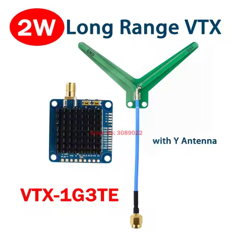 Video Transmitter VTX-1G3TE 1.2GHz 1.3GHz 2000mW 2W 9CH with Tramp VTX control For 5 Inch 7 Inch 8 I