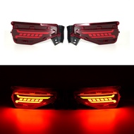 ไฟสะท้อนแสง LED สำหรับกันชนหลังรถยนต์ ไฟเบรกแบบไดนามิก สำหรับรถยนต์โตโยต้า ฟอร์จูนเนอร์ SW4 ปี 2015 