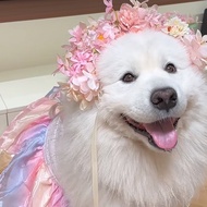 Samoyed Special Dog Headband Hair Accessories Headdress Ornaments Hairpin Flower Accessories Hairpin