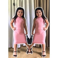 Turtleneck Body Con Dress For Kids 3 to 5 yr old