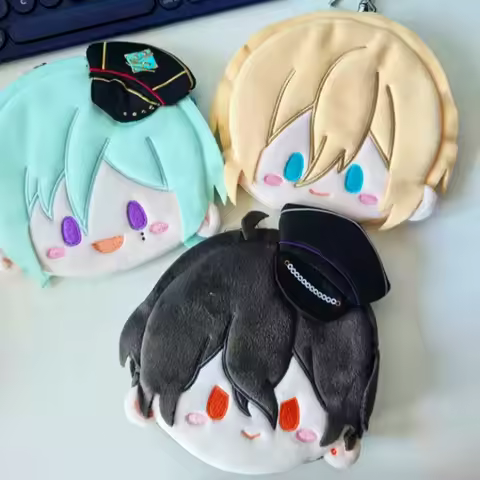 TapTap x Ensemble Stars 2 Plush Coin Purse Anime Character Switch Valkyrie Natsume Sora Tsumugi Shu 