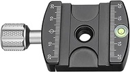Leofoto LHC-50 50mm Screw-Knob Pro Clamp with Plate/ARCA/RRS Ball Head Compatible